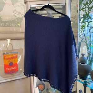 Captiva cashmere poncho